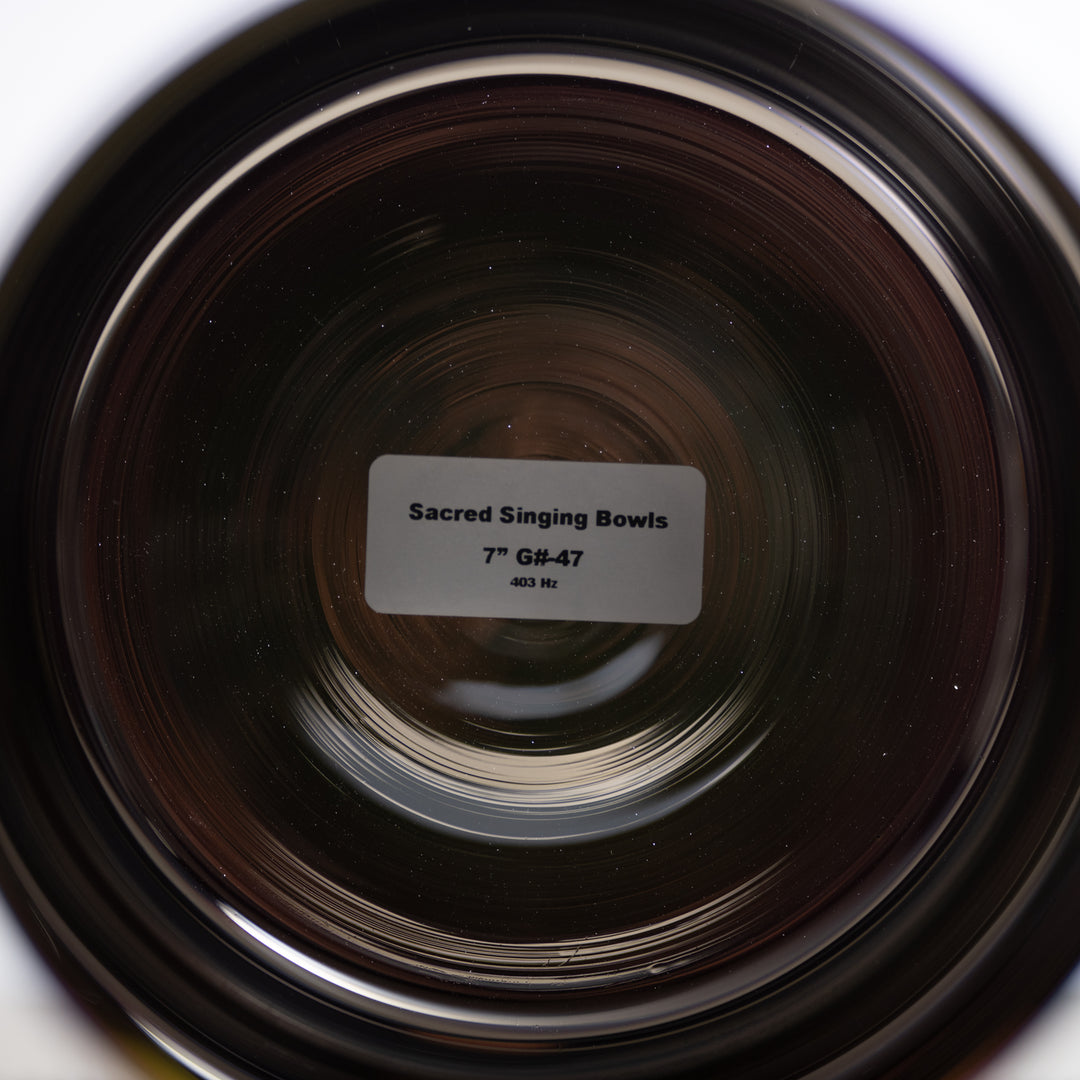 7" throat chakra singing bowl
