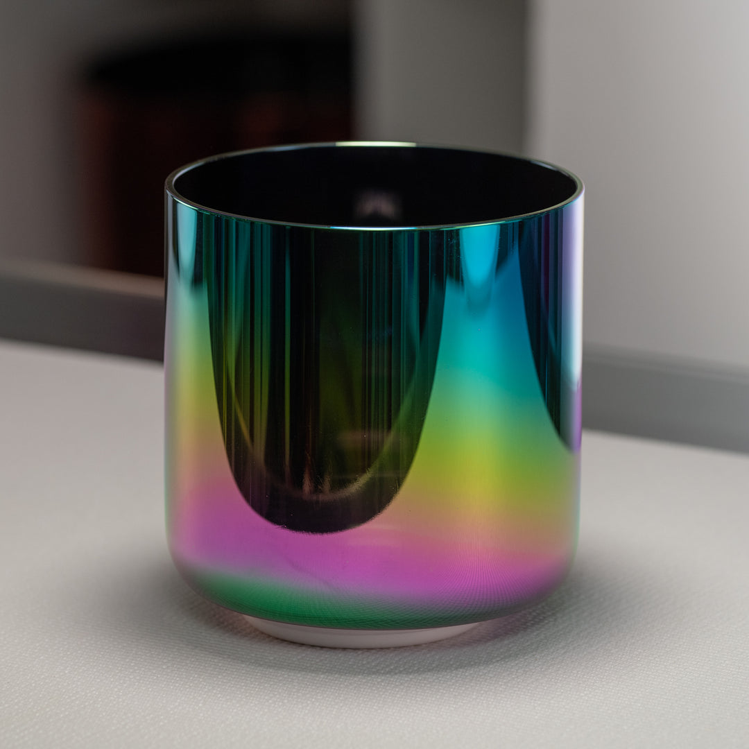 Crystal singing bowl for sound healing