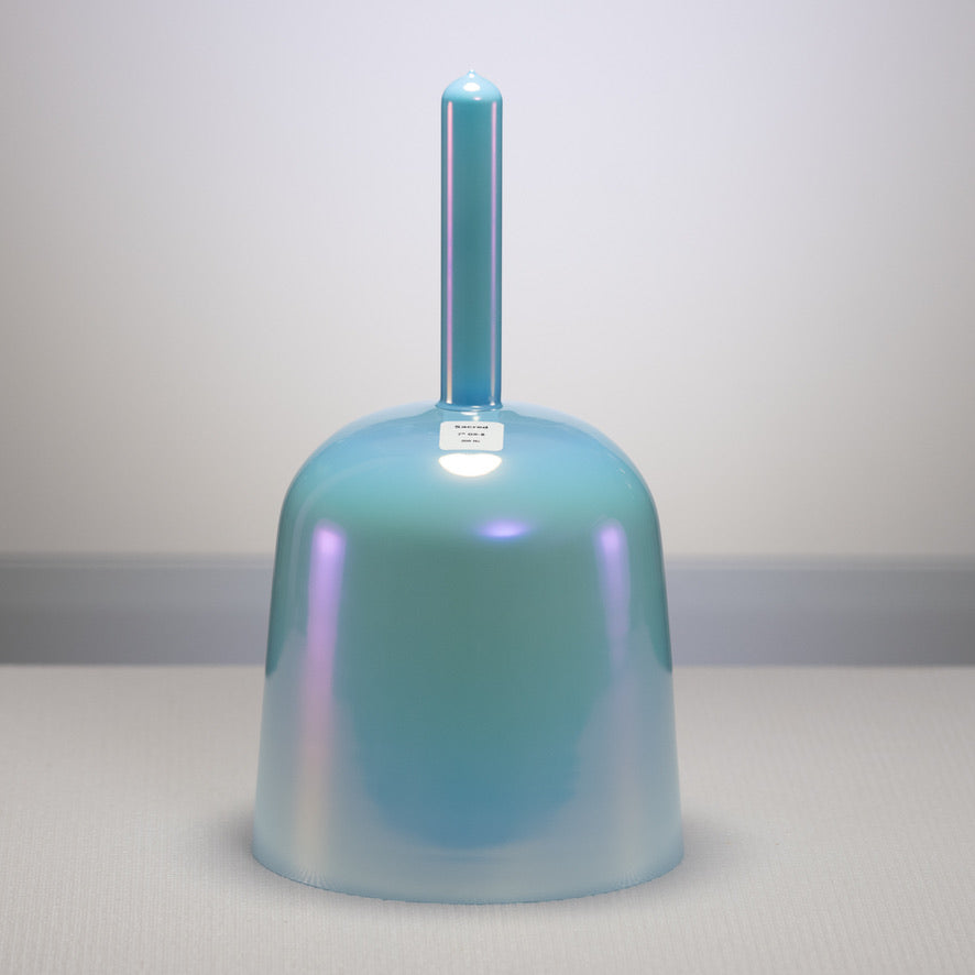 Blue crystal singing bowl