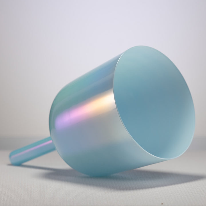 Blue singing bowl for sound therapy