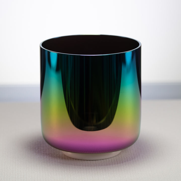7" G+45 Celestial Rainbow Crystal Singing Bowl from Sacred Singing Bowls™