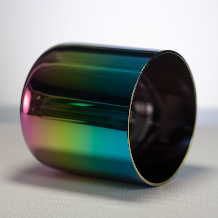 Throat chakra crystal singing bowl
