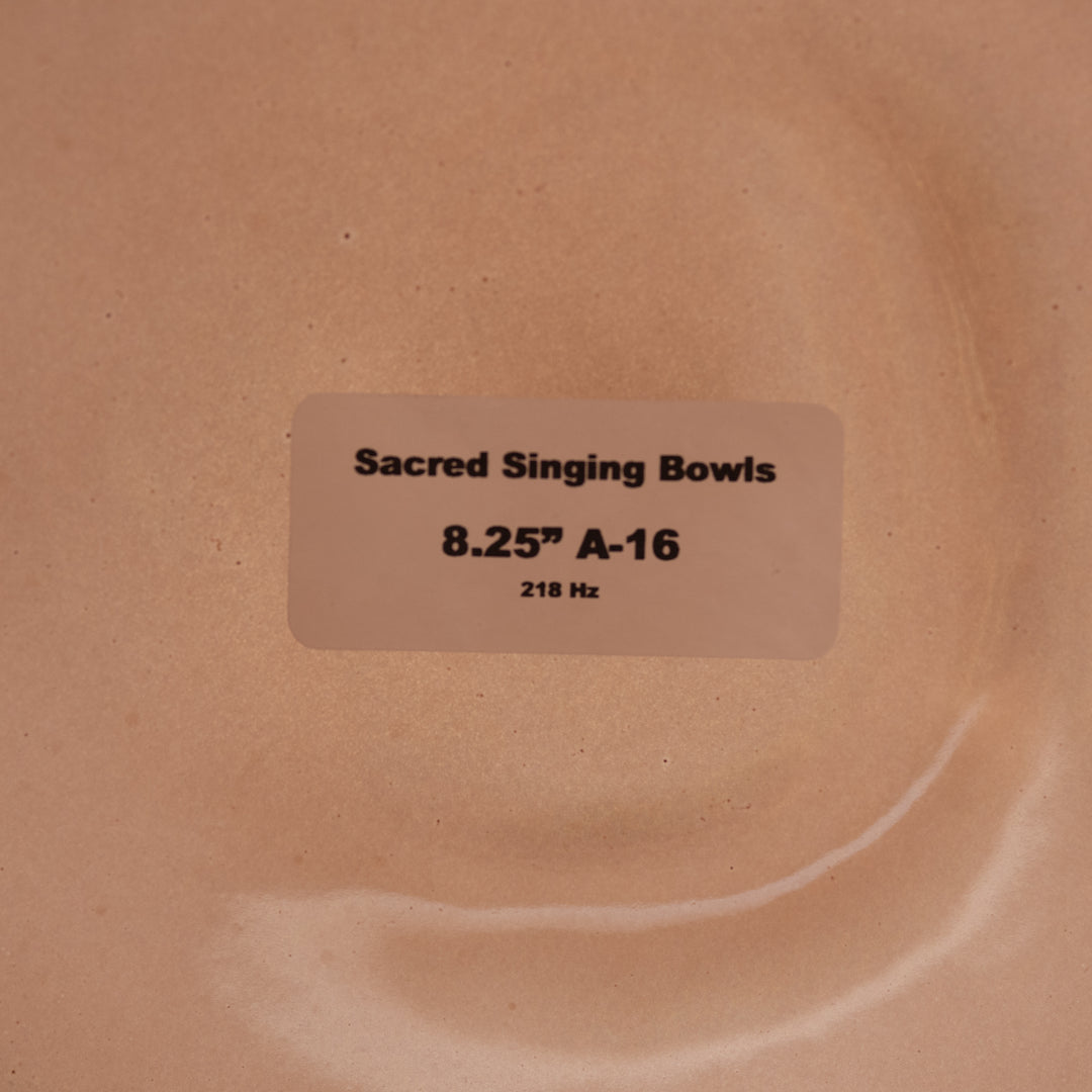 Sacred Singing Bowls™ product label