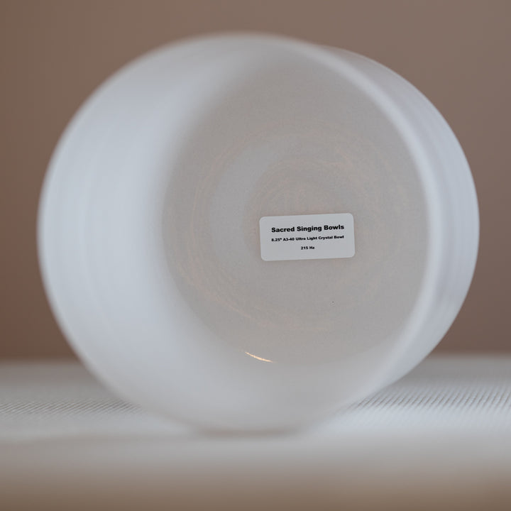 Sacred Singing Bowls: White Light Quartz Bowls