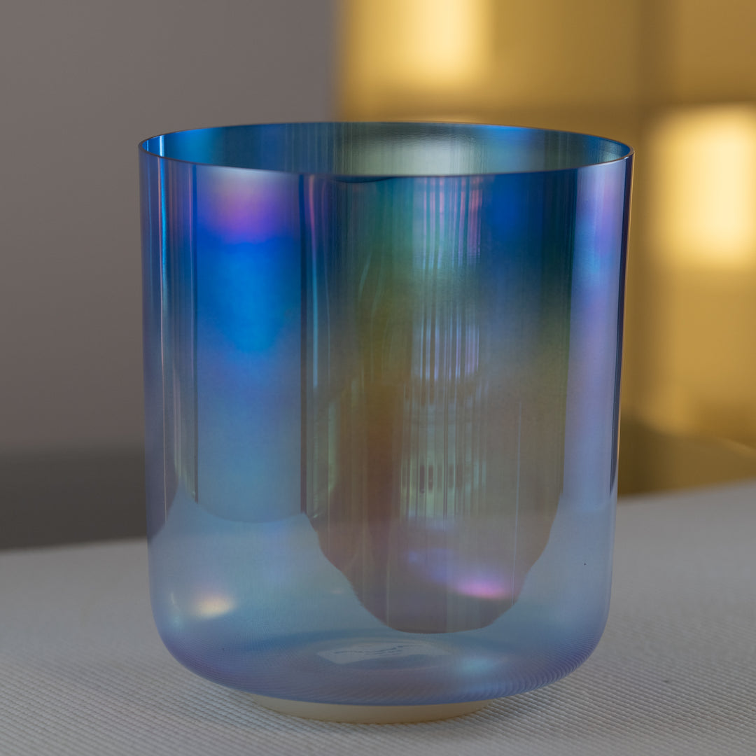 8.25" D-5 Indigo Child Crystal Singing Bowl, Perfect Pitch from Bowls of Sound