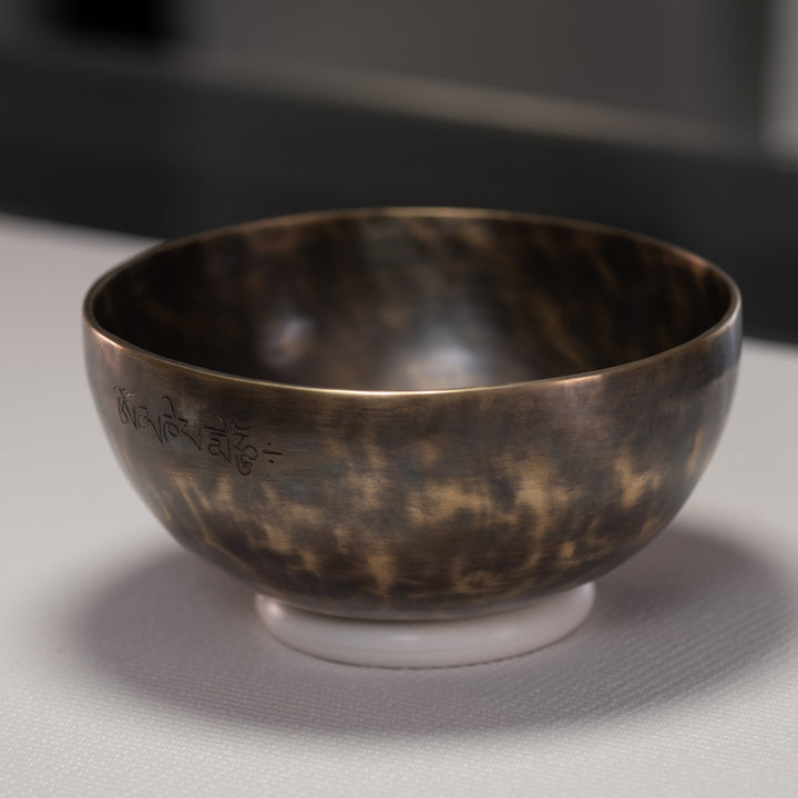 8.25" D#+38 Full Moon Himalayan Singing Bowl from Bowls of Sound