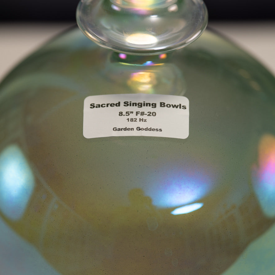 Green Crystal Singing Bowl