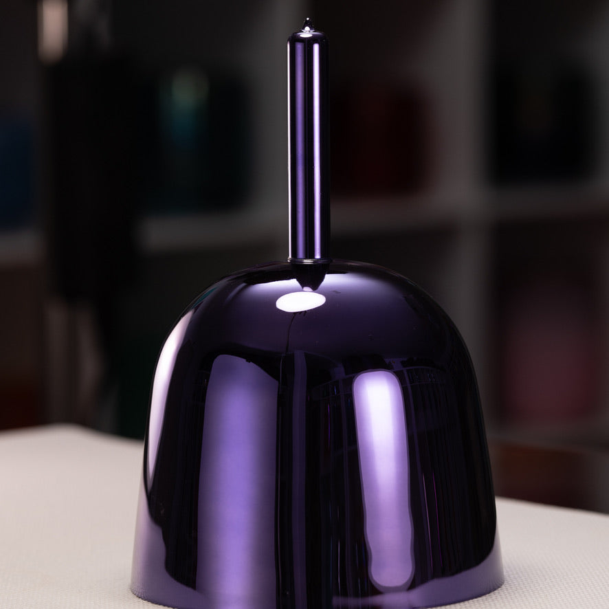 Purple root chakra sound bowl