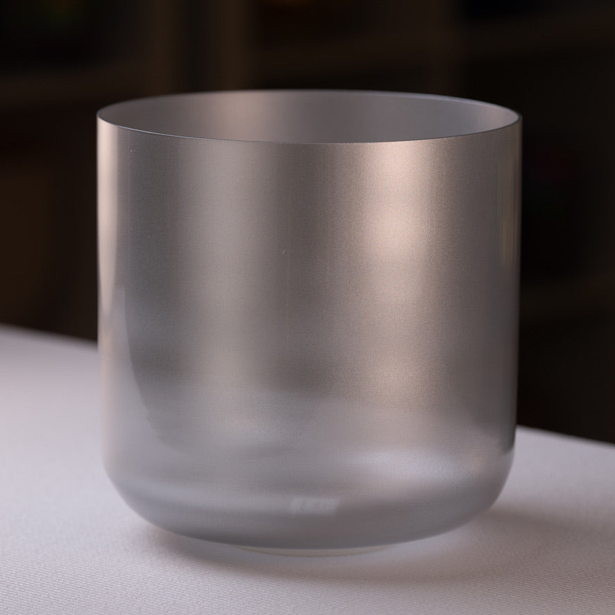 8.75" E-1 Silver Star Crystal Singing Bowl, Perfect Pitch from Bowls of Sound