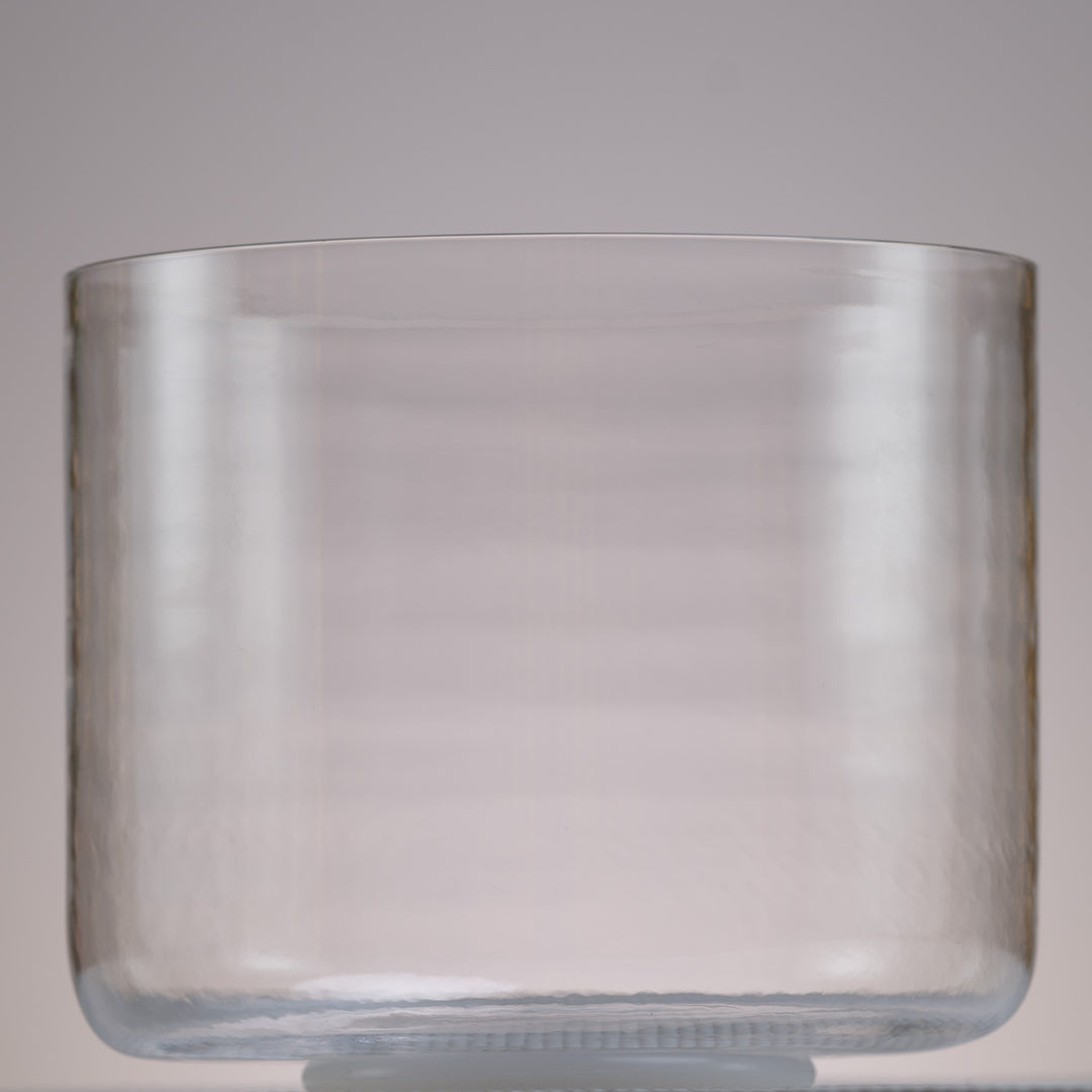 9.25" G+39 Clear Quartz Crystal Singing Bowl, Sacred Singing Bowls