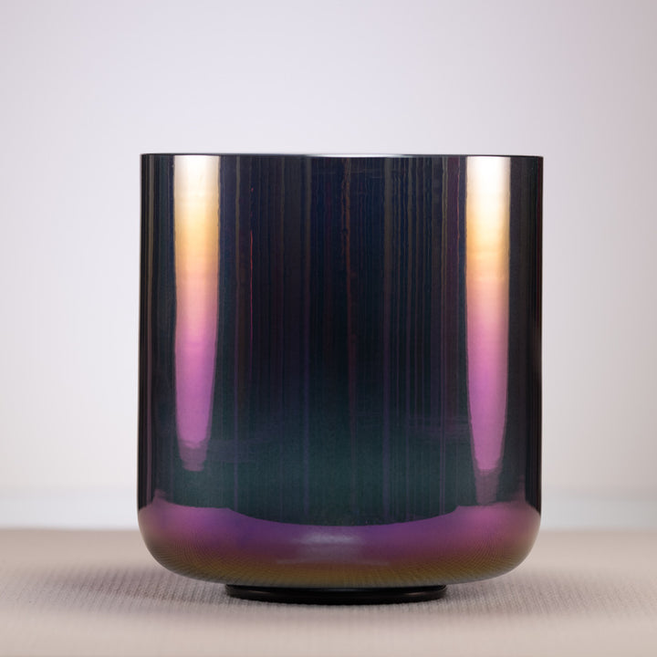 7.5" D-26 Midnight Magic Crystal Singing Bowl