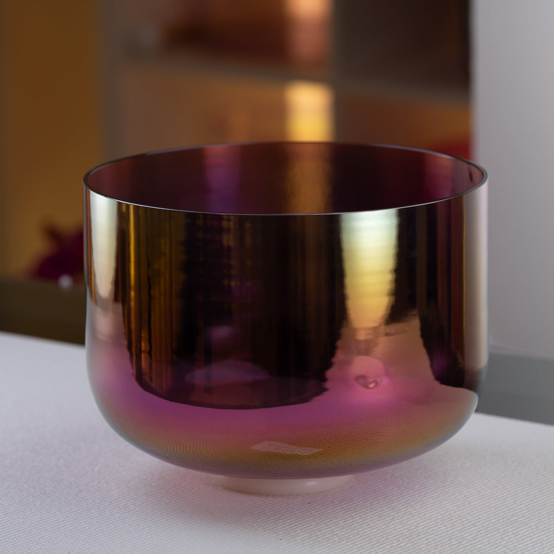 12" F-11 Healing Violet Flame Crystal Singing Bowl