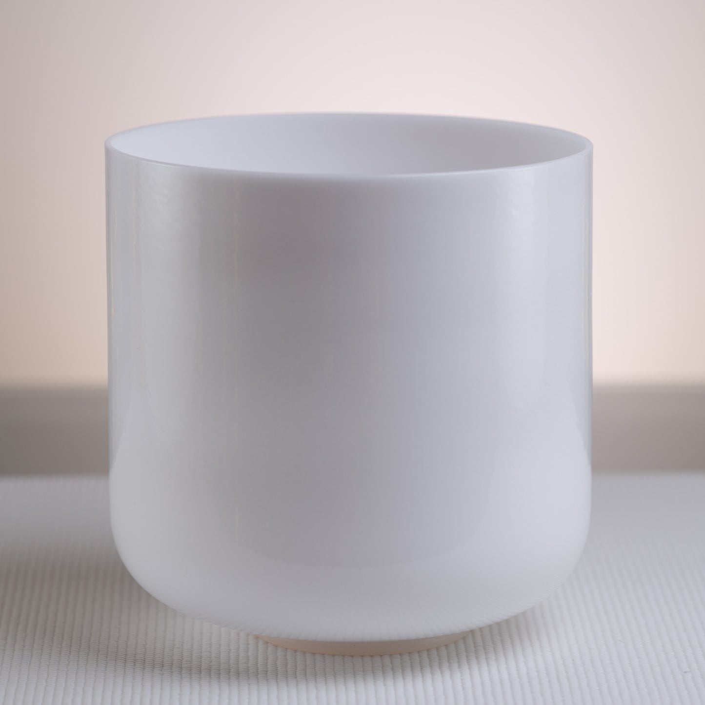 9.25" A#+45 White Light Quartz Crystal Singing Bowl, Sacred Singing Bowls