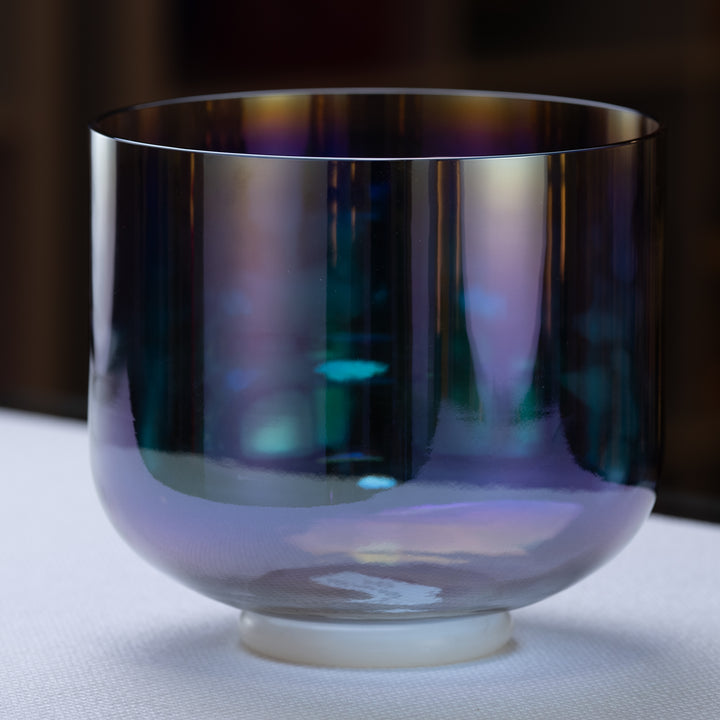 9" D-43 Aurora Sky Crystal Singing Bowl