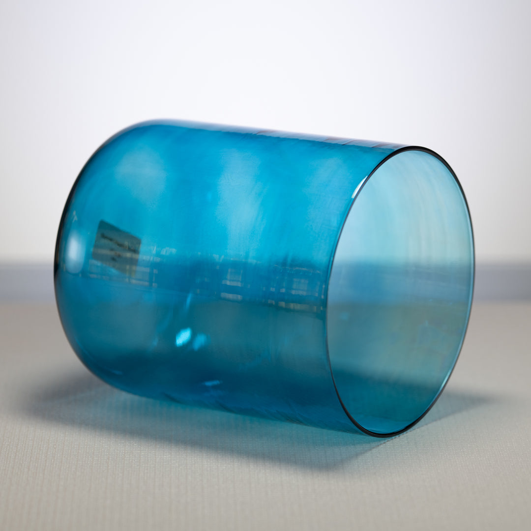 7" D-29 Caribbean Blue Crystal Singing Bowl