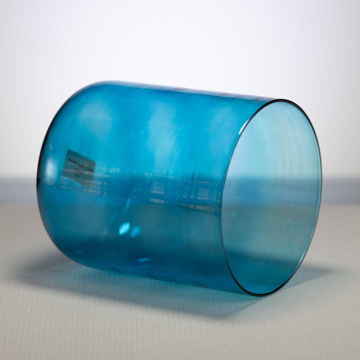 7" D-29 Caribbean Blue Crystal Singing Bowl