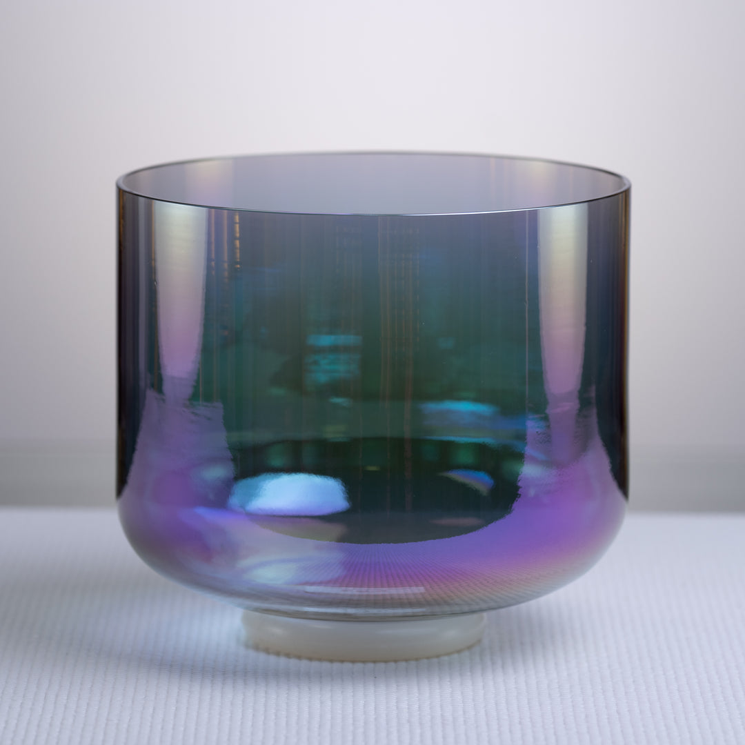 9" G#+41 Aurora Sky Crystal Singing Bowl