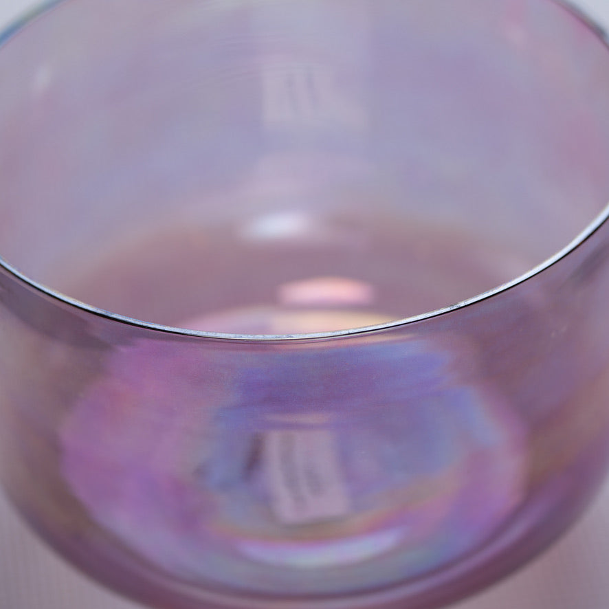 9.6" C#-37 Solar Violet Crystal Singing Bowl