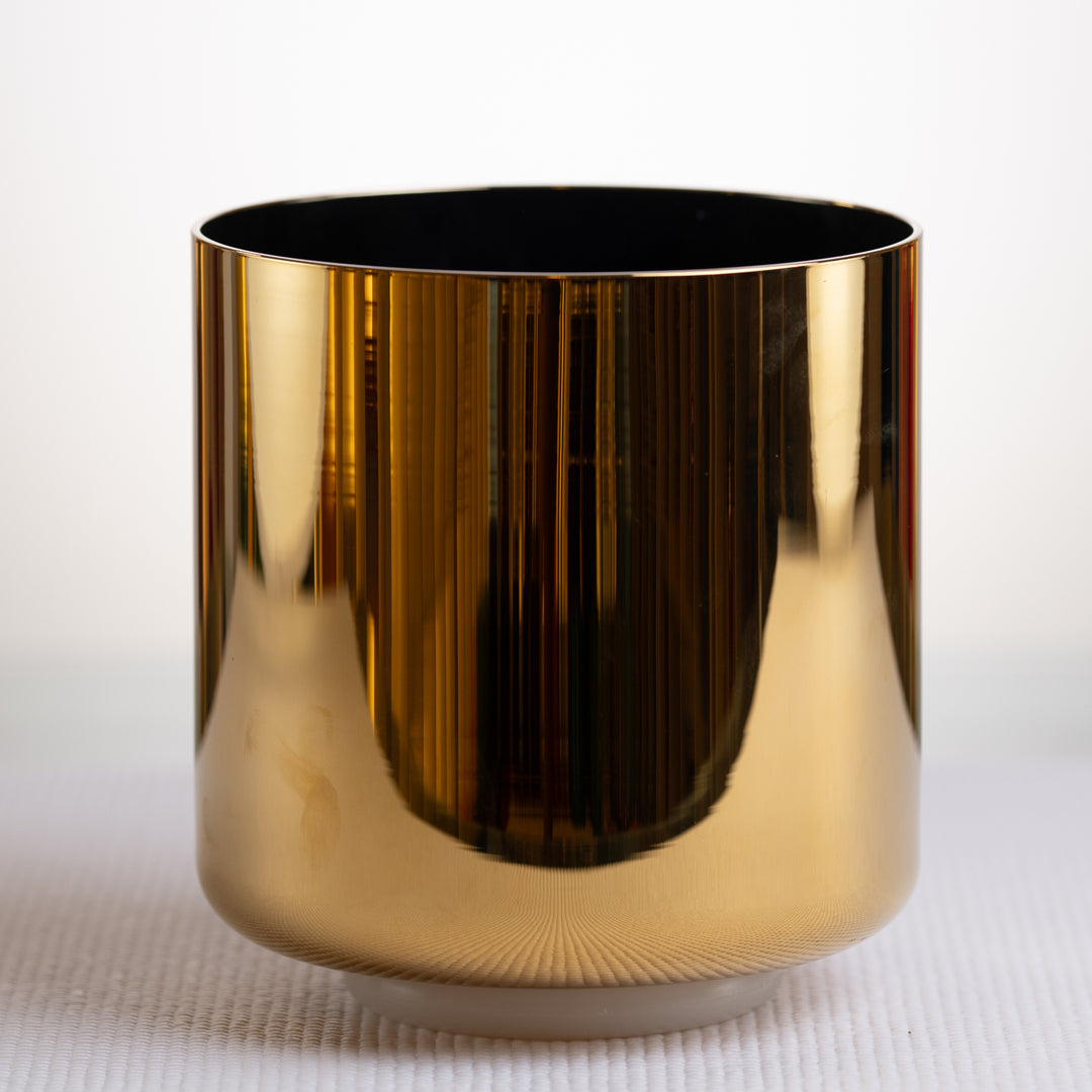 7.25" C#-36 Golden Light Crystal Singing Bowl