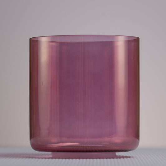6" F#-40 Purple Tourmaline Color Crystal Singing Bowl, Sacred Singing Bowls