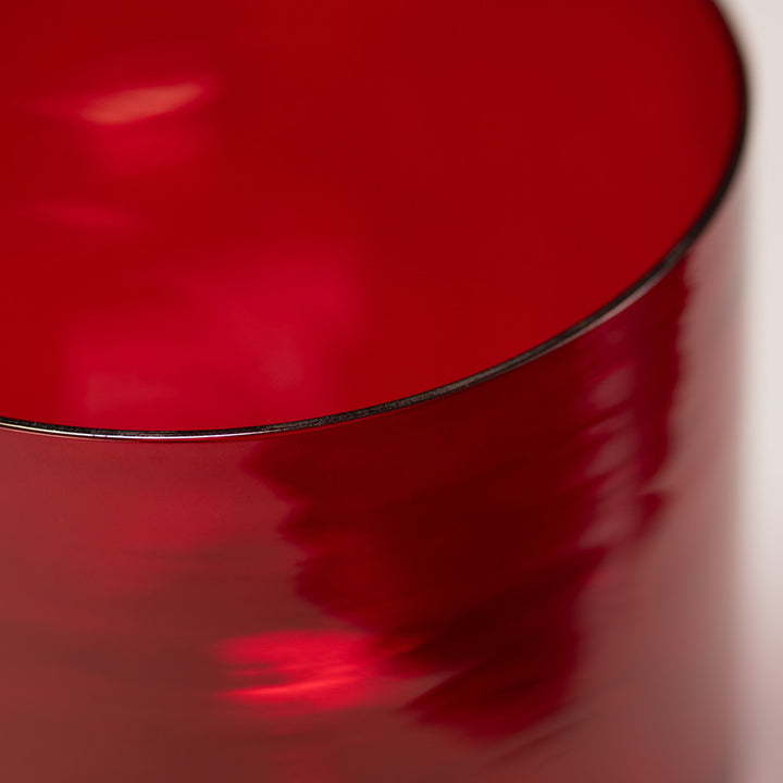6.75" D#+44 Ruby Ray Crystal Singing Bowl
