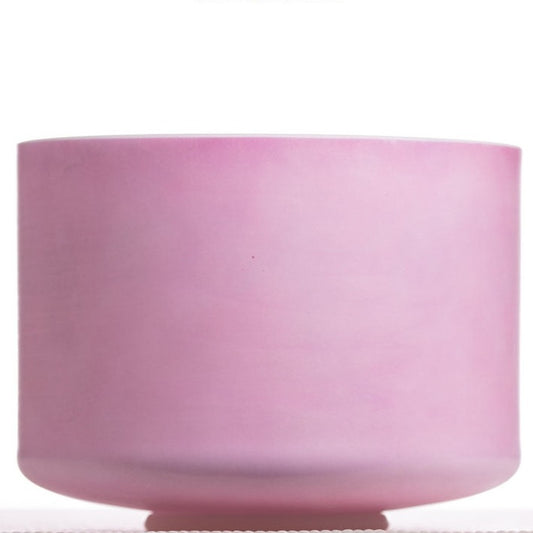 9" E-15 Pink Ocean Gold Crystal Singing Bowl, Crystal Tones™