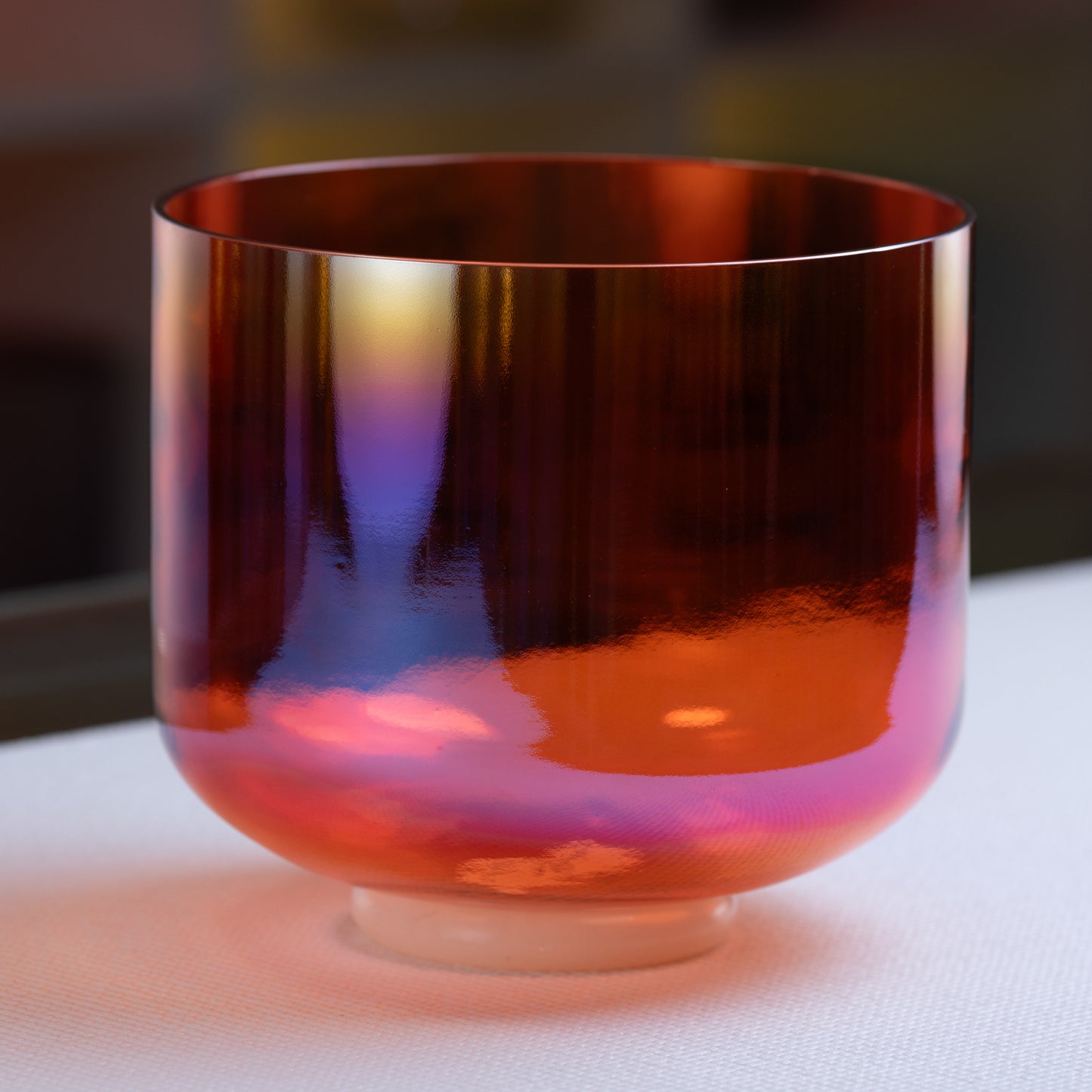 9" B+6 Topaz Transformation Crystal Singing Bowl