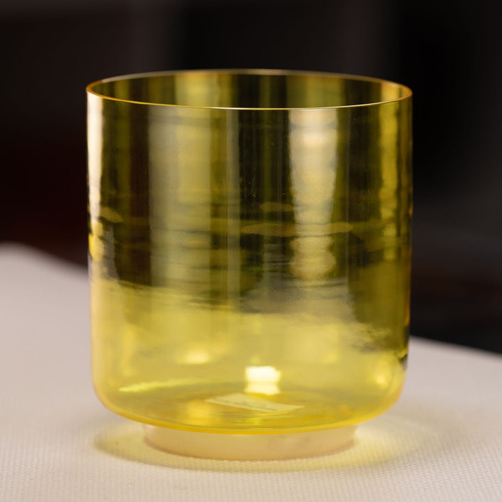 6.5" D+46 Radiant Sun Crystal Singing Bowl