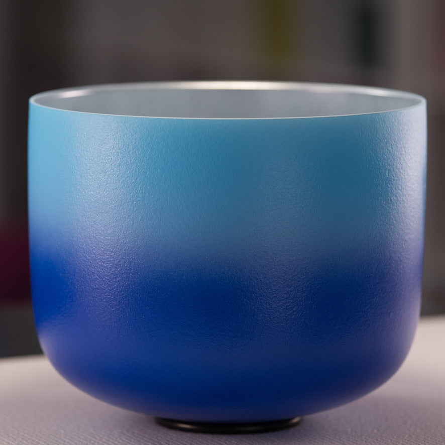 11" C-29 Frosted Father Sky Crystal Singing Bowl