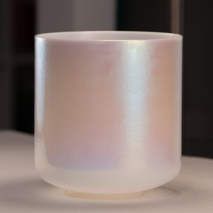 8" C-1 Majestic Moon Crystal Singing Bowl, Perfect Pitch