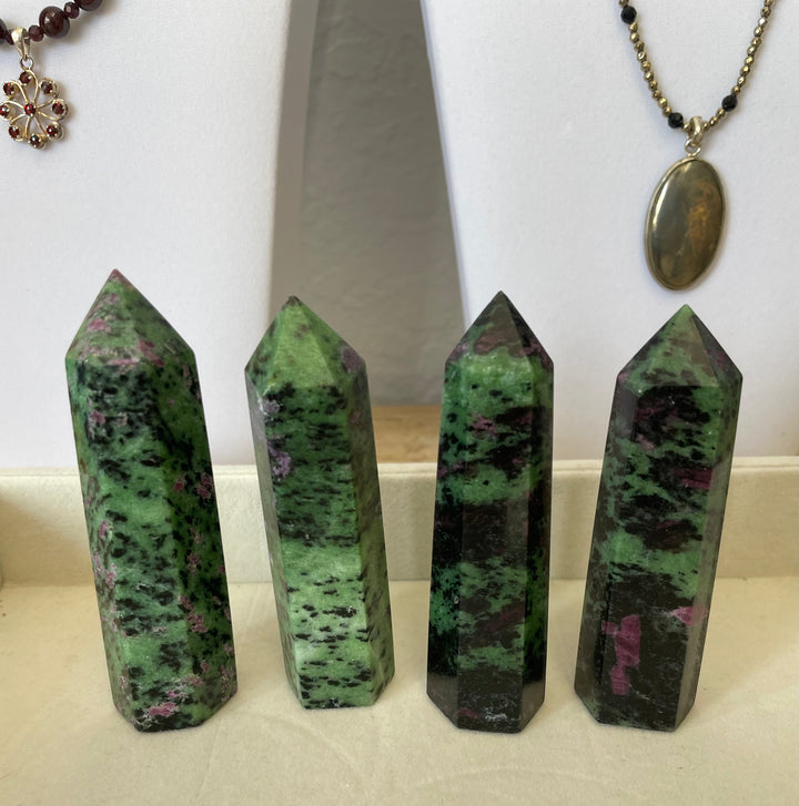 Small Ruby Zoisite Towers