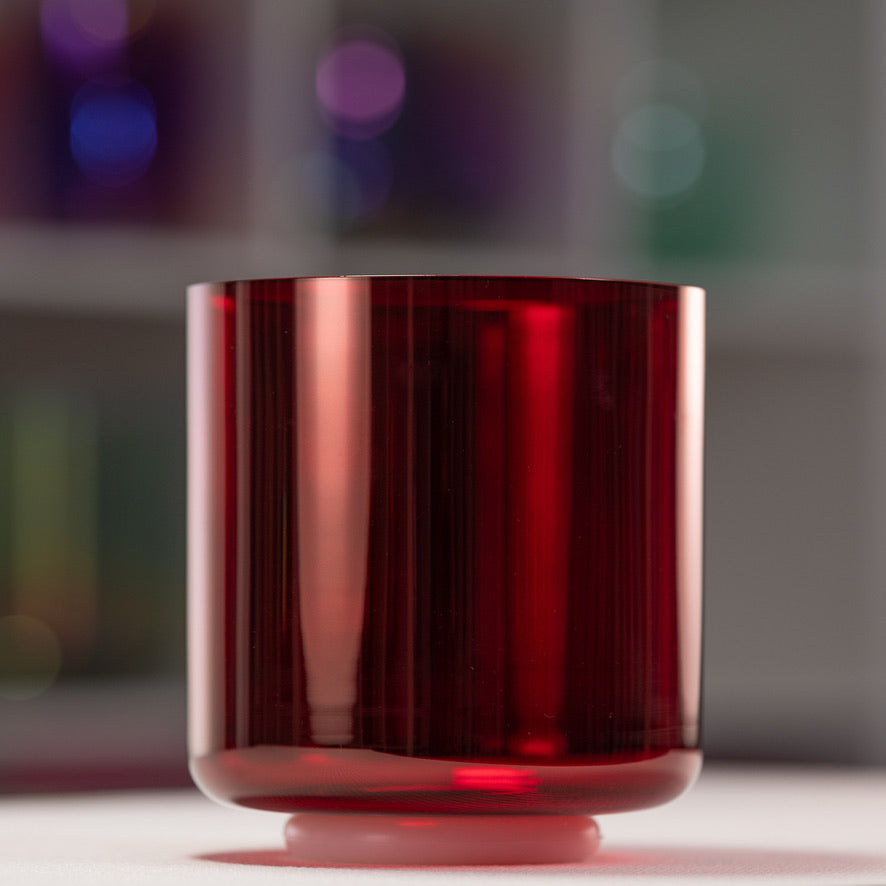 7" A#-16 Ruby Ray Crystal Singing Bowl