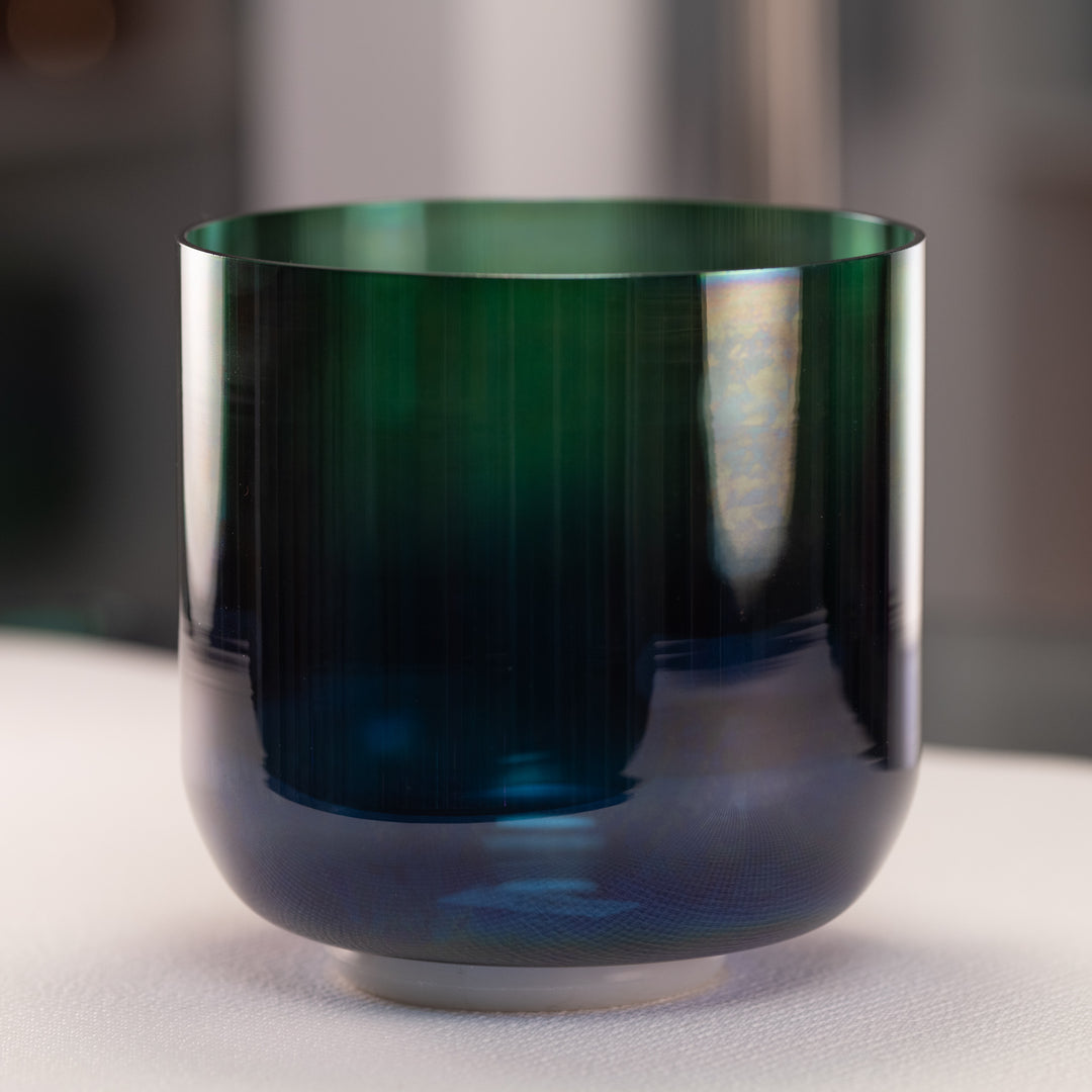 8" C#+8 Sacred Earth Crystal Singing Bowl, Perfect Pitch