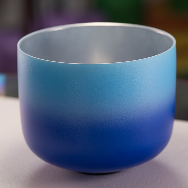 11" C-29 Frosted Father Sky Crystal Singing Bowl