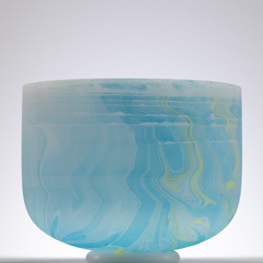 G Major: Frosted Crystal Singing Bowl Set