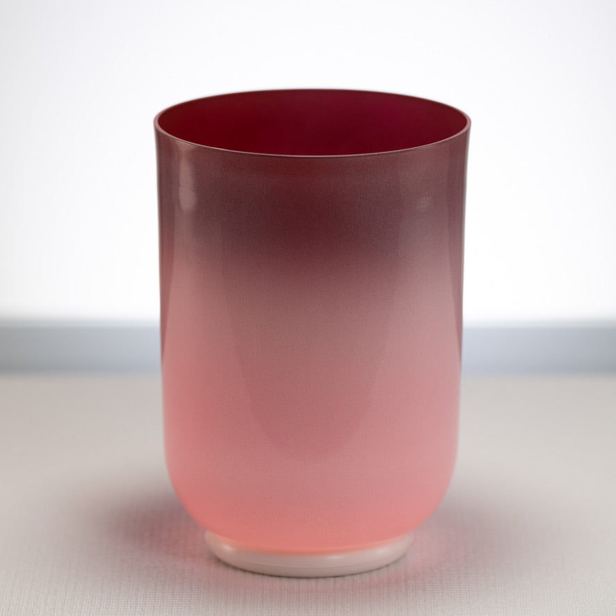 6.5" E-22 Majestic Mauve Crystal Singing Bowl, Tall