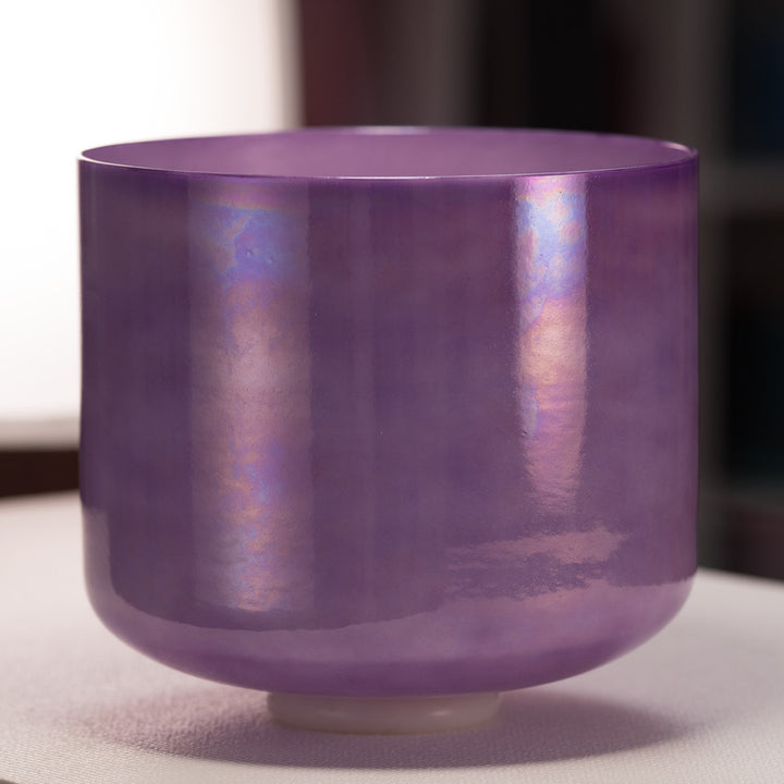 11" F+11 Lilac Blossom Crystal Singing Bowl