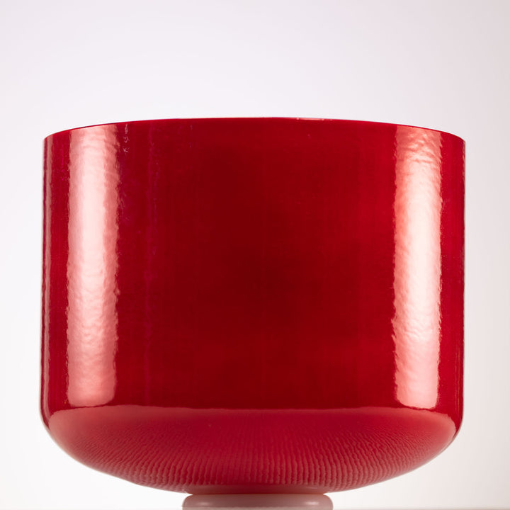 12" C#-42 Crimson Dawn Crystal Singing Bowl