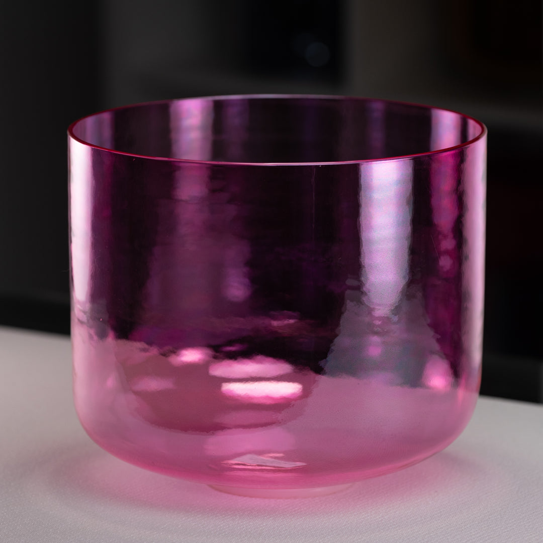 11.75" E-17 Pink Lotus Singing Bowl