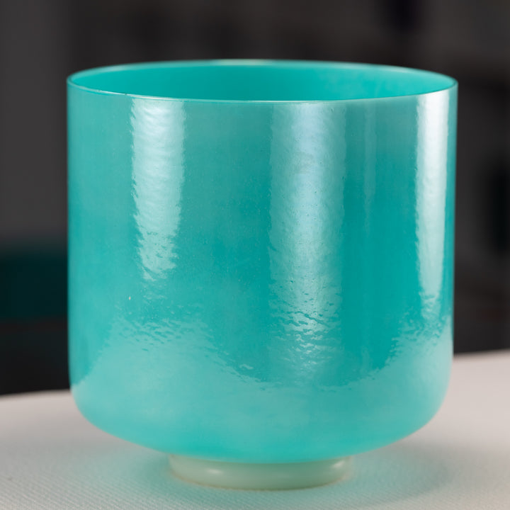 9" G#-24 Turquoise Tide Crystal Singing Bowl
