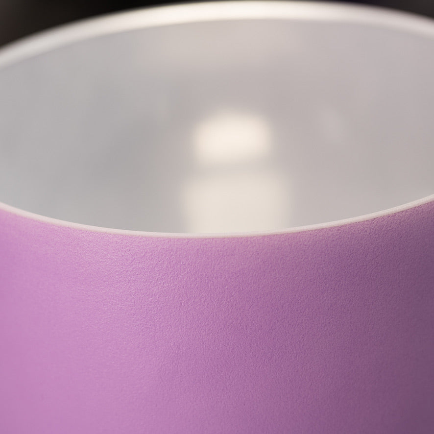 12" D-31 Frosted Lilac Blossom Crystal Singing Bowl