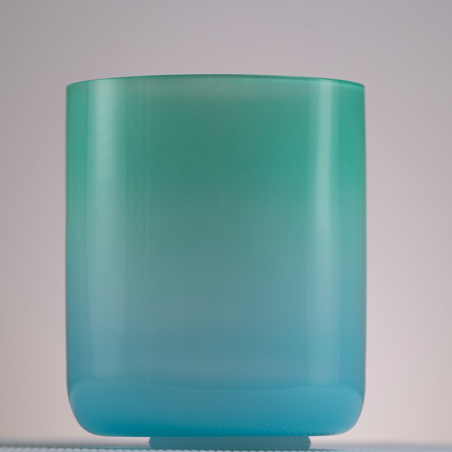 6.5" D-32 Blue Green Tourmaline Color Crystal Singing Bowl, Sacred Singing Bowls