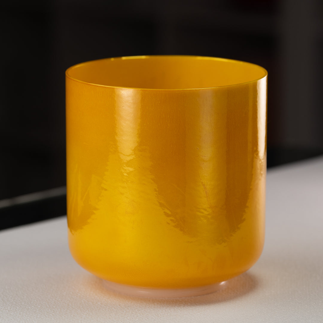 8" A#-30 Honeycomb Crystal Singing Bowl from Sacred Singing Bowls™