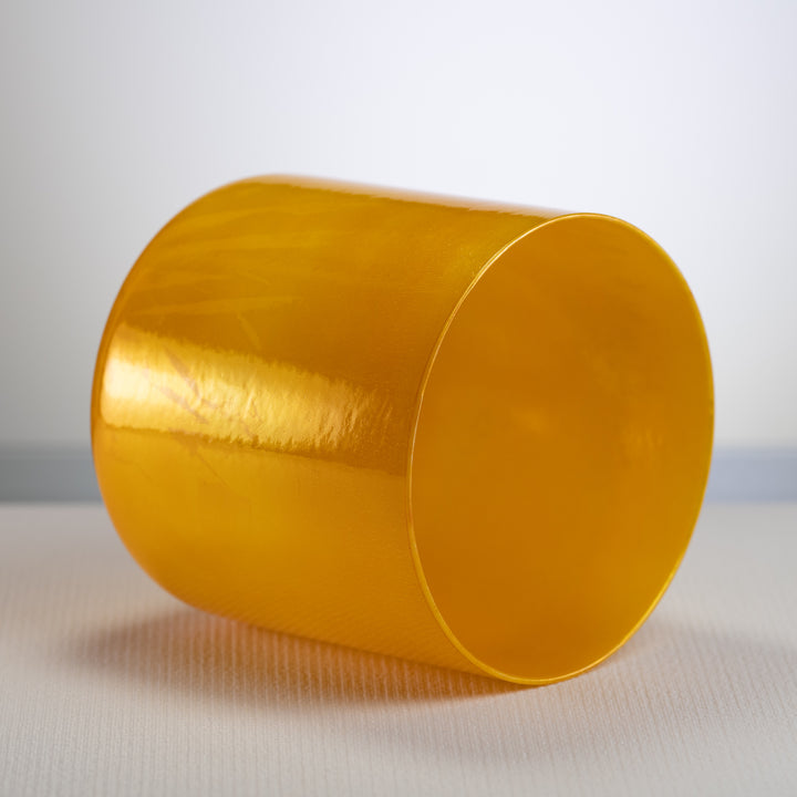 Yellow sound therapy bowl