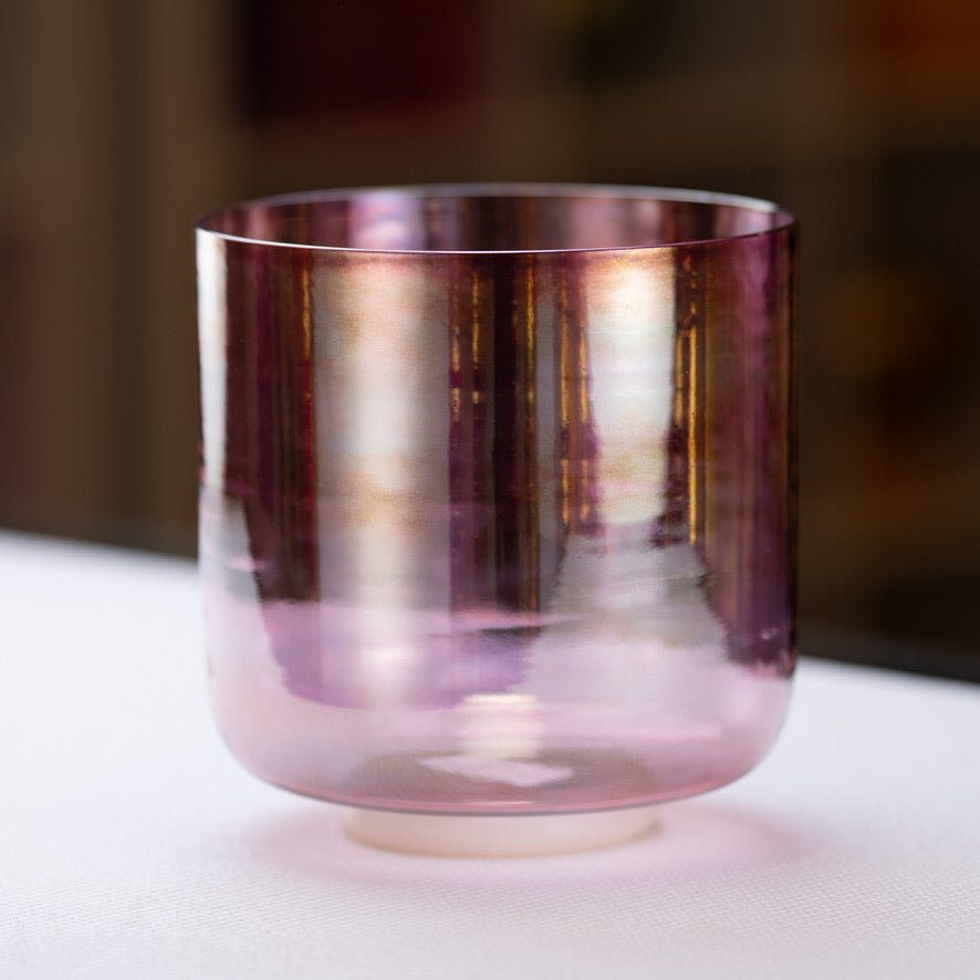 8" A+47 Solar Violet Crystal Singing Bowl from Bowls of Sound