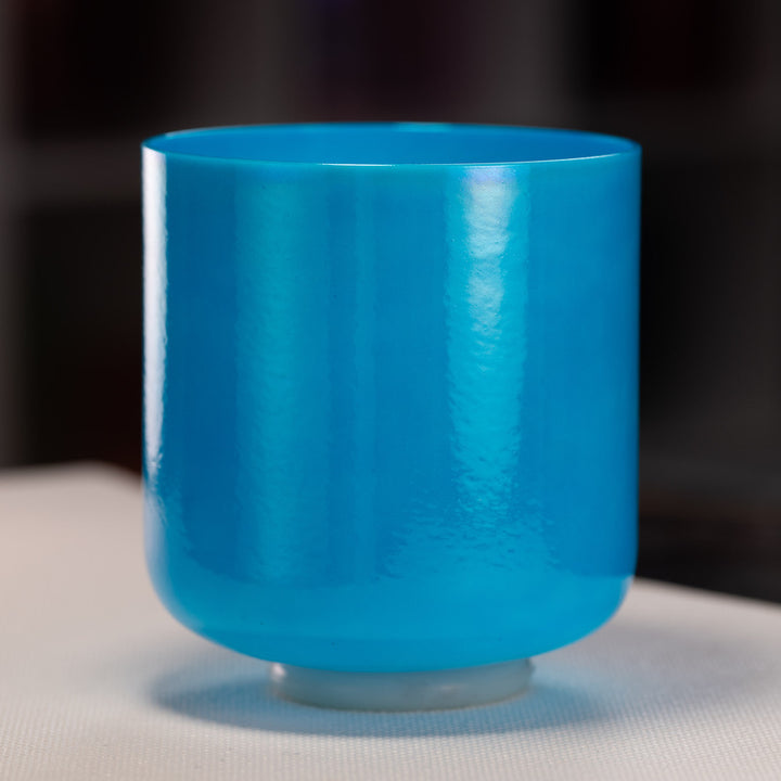 8" B+33 Serenity Sky Crystal Singing Bowl from Bowls of Sound