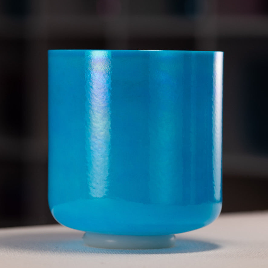 8" C-28 Serenity Sky Crystal Singing Bowl from Bowls of Sound