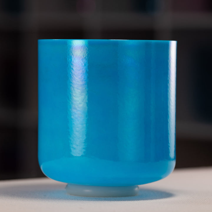 8" C-28 Serenity Sky Crystal Singing Bowl from Bowls of Sound