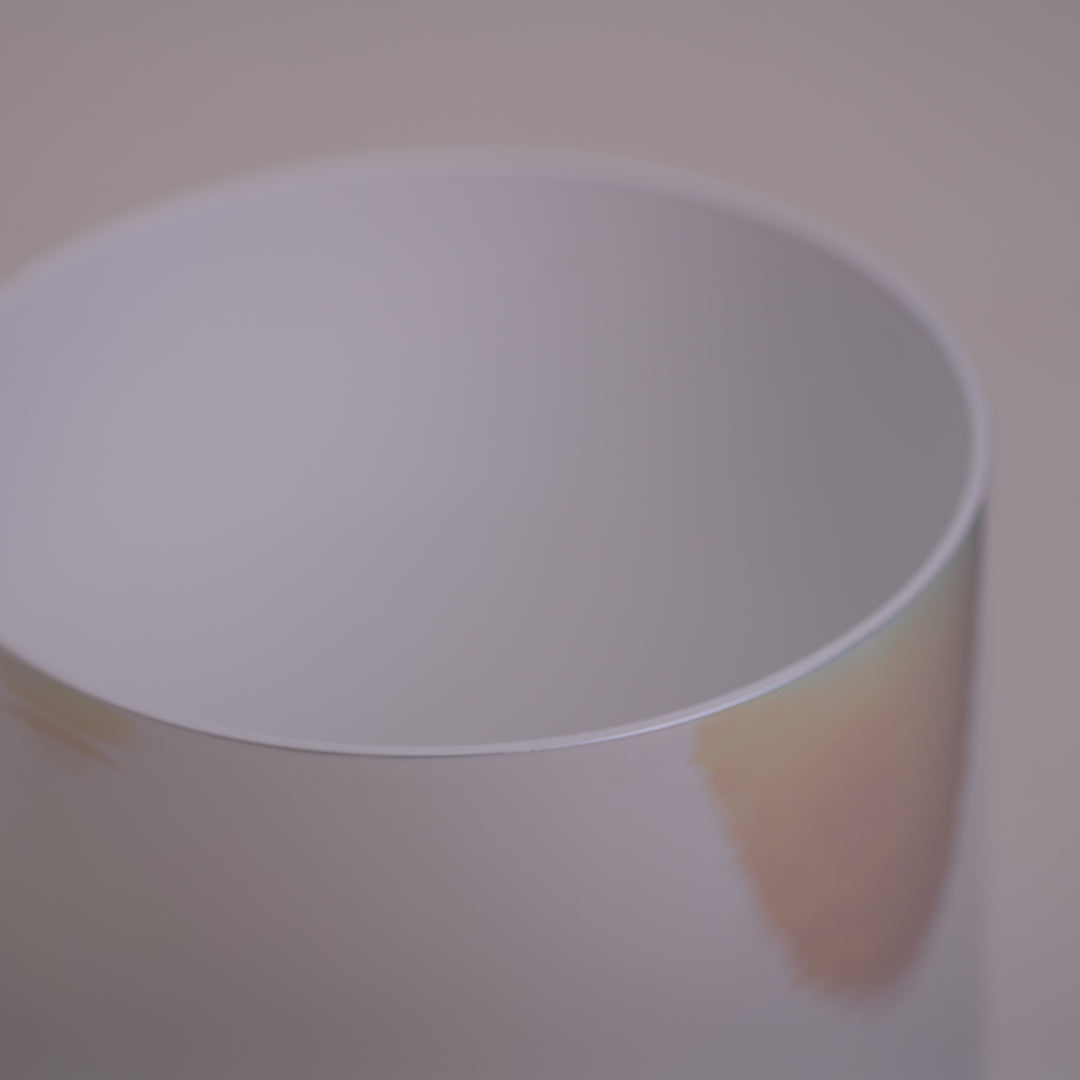 Singing bowl for sound healing close up