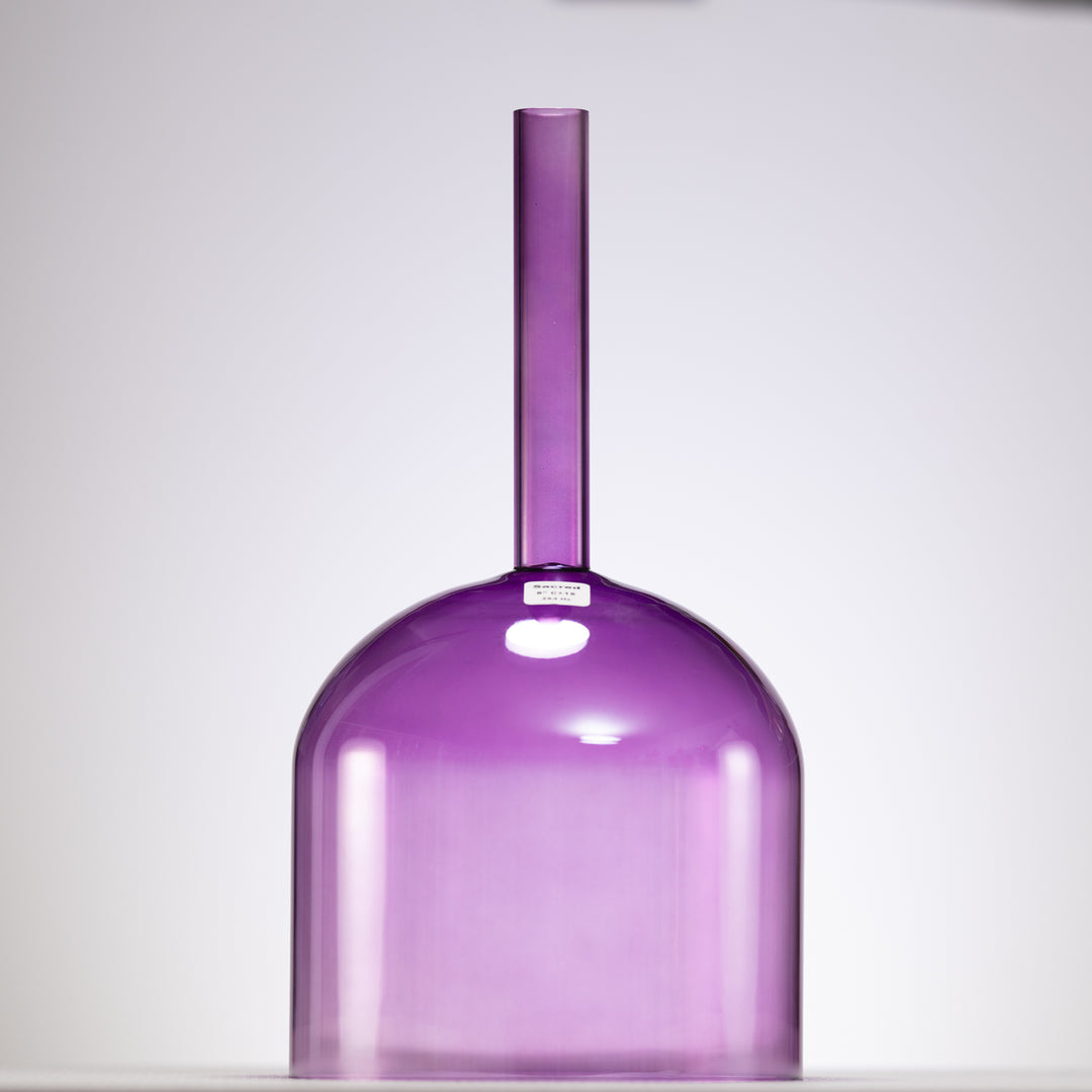 Purple handheld singing bowl